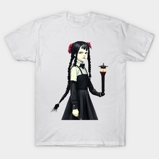 Wednesday Addams: The Perfect Gift for Anyone T-Shirt by AmazinfArt